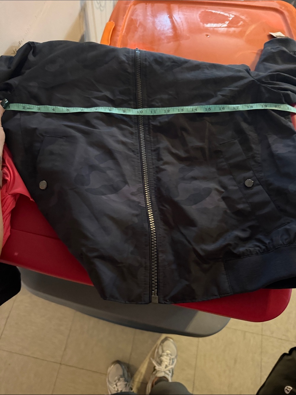 Michael Kors Black Camo Bomber-Style Jacket MACYS EXCLUSIVE - Picture 7 of 8
